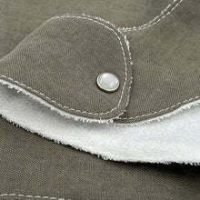 Bib | 100% Linen Olive