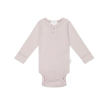 Jamie Kay Organic Cotton Modal Long Sleeve Bodysuit - Violet Tint