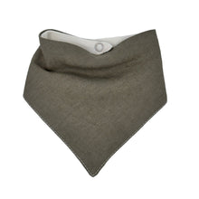 Bandana Bib | 100% Linen Olive