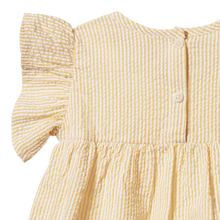 Nature Baby Bonnie Dress - Golden Stripe