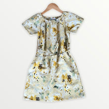 Pixie Dress | Mustard Peonies