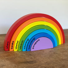 Te Reo Maori Rainbow Blocks